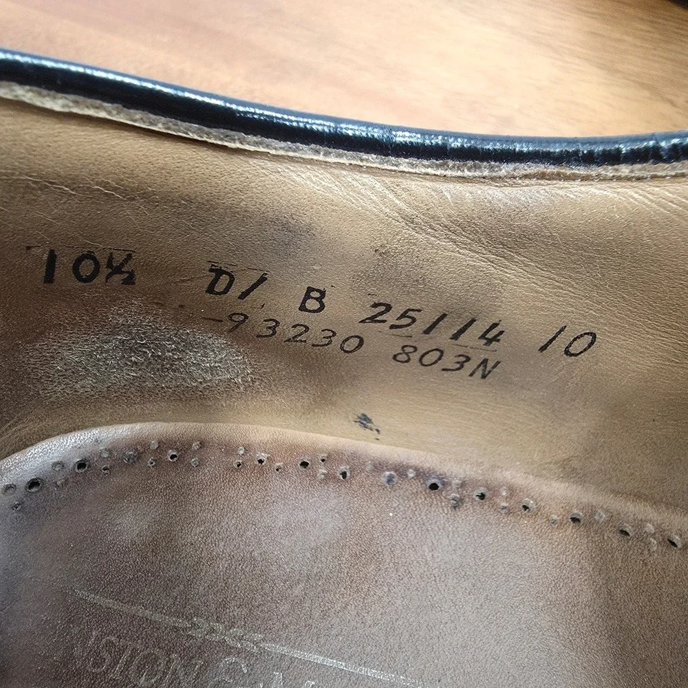 Johnston & Murphy Limited Dress Shoes Mens 10.5 D/B‎ Brown Leather Wingtip